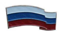 Флажок на берет уставной, знак принадлежности ВС (металл)