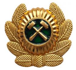 Кокарда РЖД большая (металл)